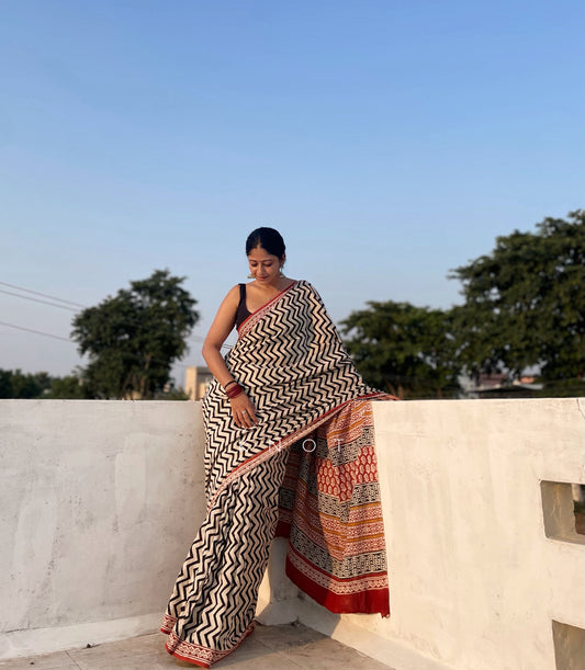 Classic Chevron Saree