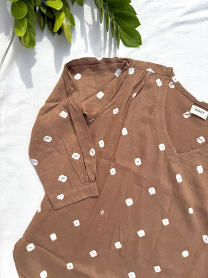 Sand Bandhani Top