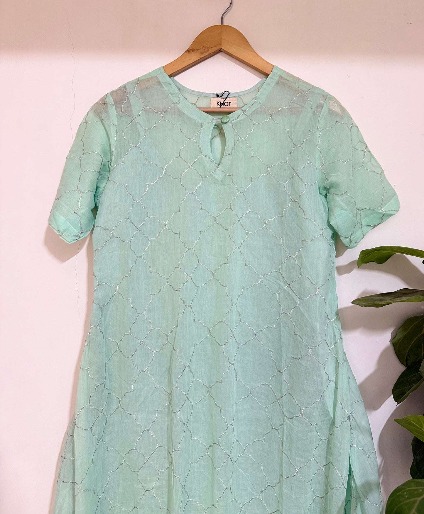 Mint Zari Kurta