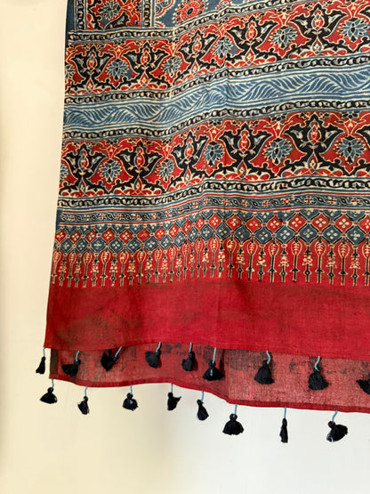 Classic Ajrakh Dupatta