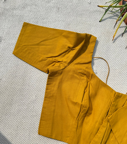 Basic Ochre Blouse