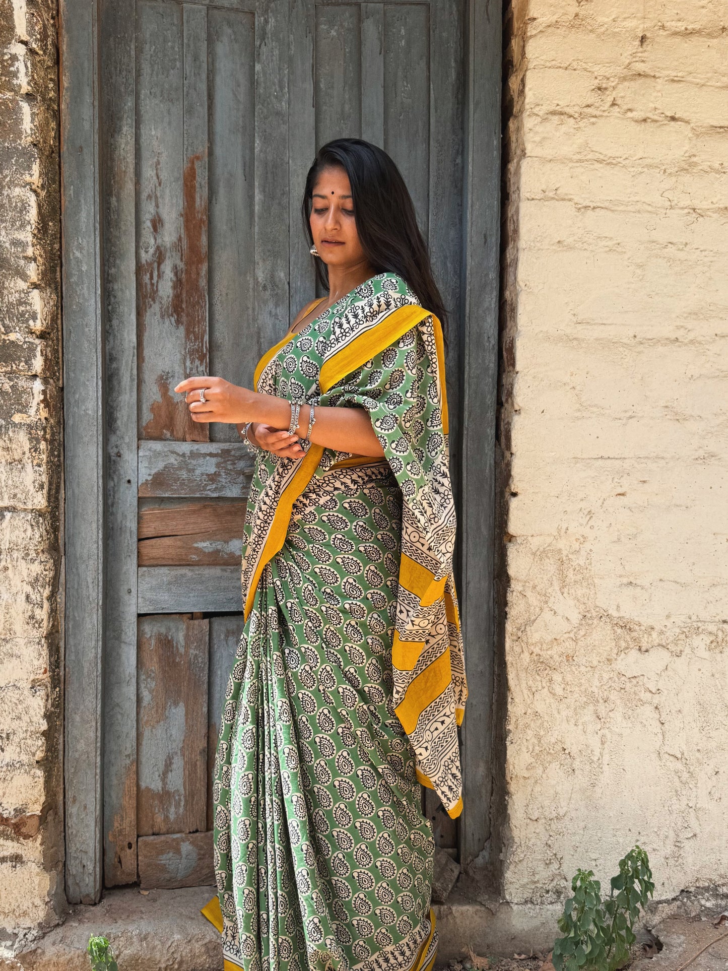 Wild Meadow Saree
