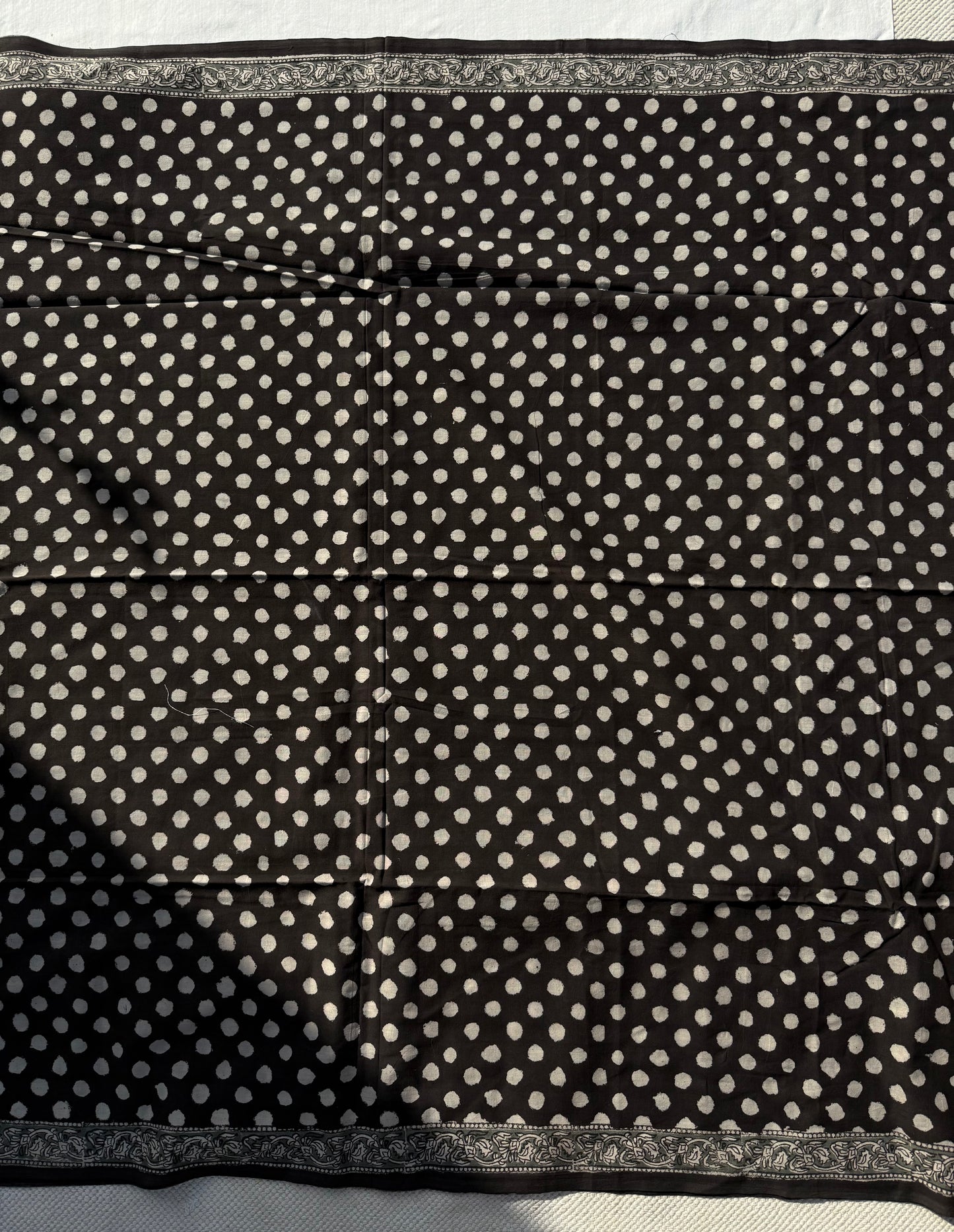 Grey Polka Saree
