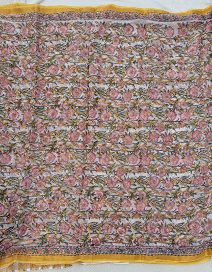 Rosy Bloom Saree