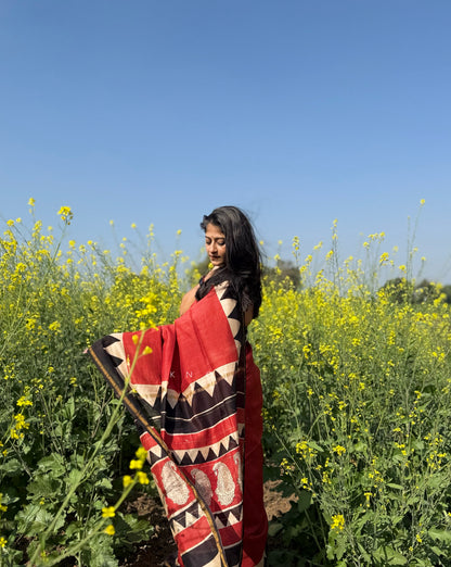 Classic Dahlia Saree