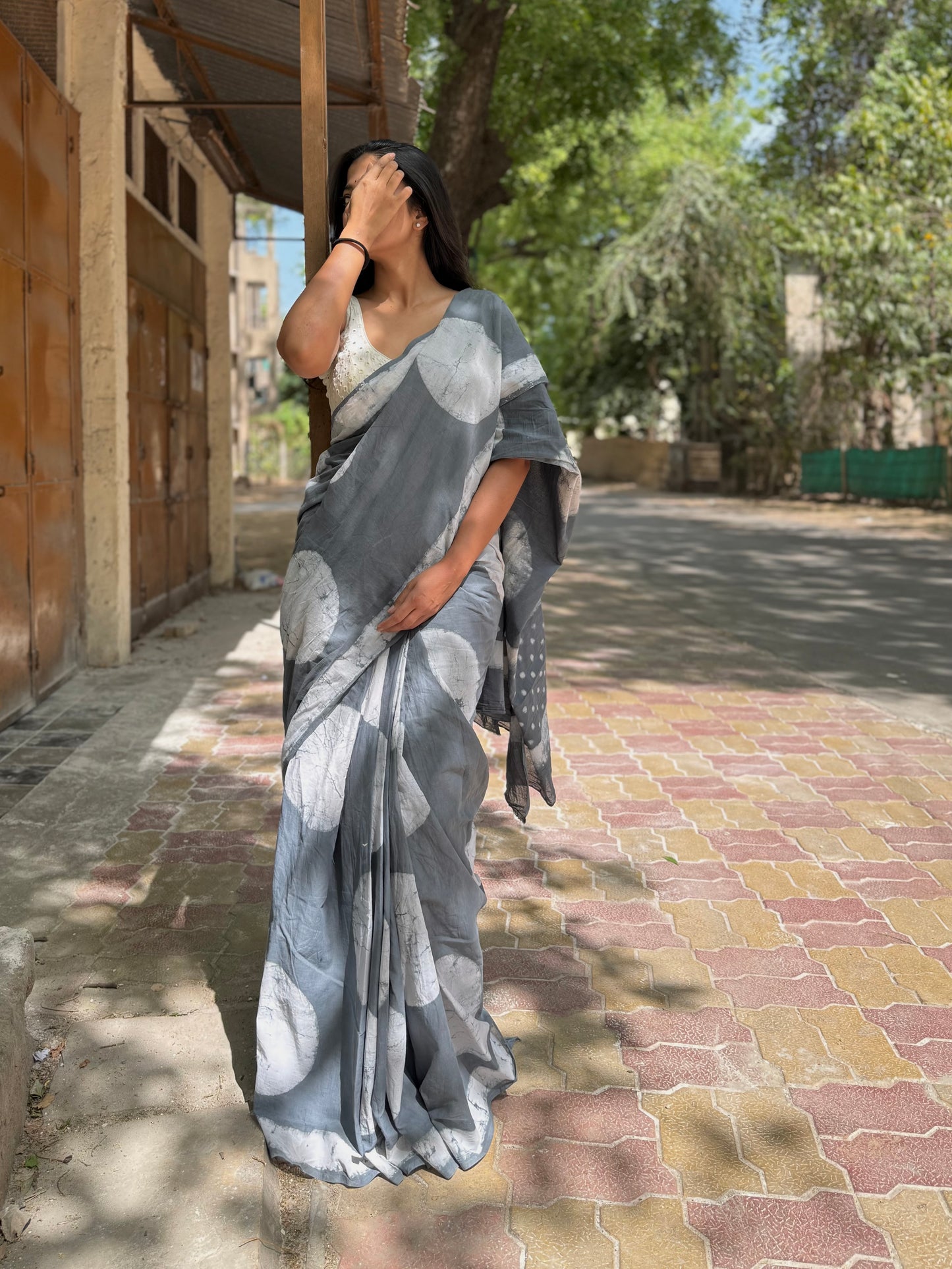 Summer Sky Saree