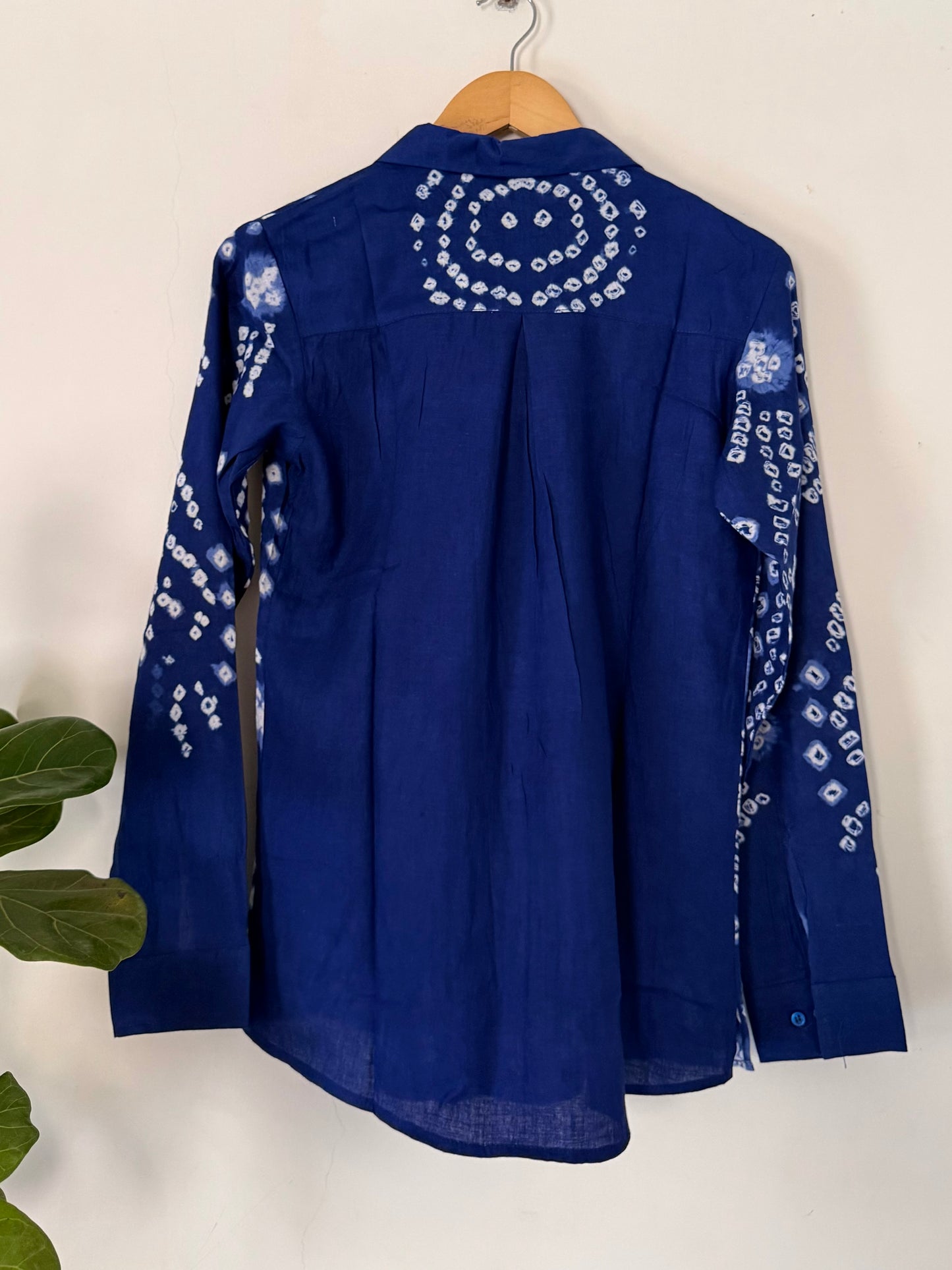 Blue Patterned Shirt