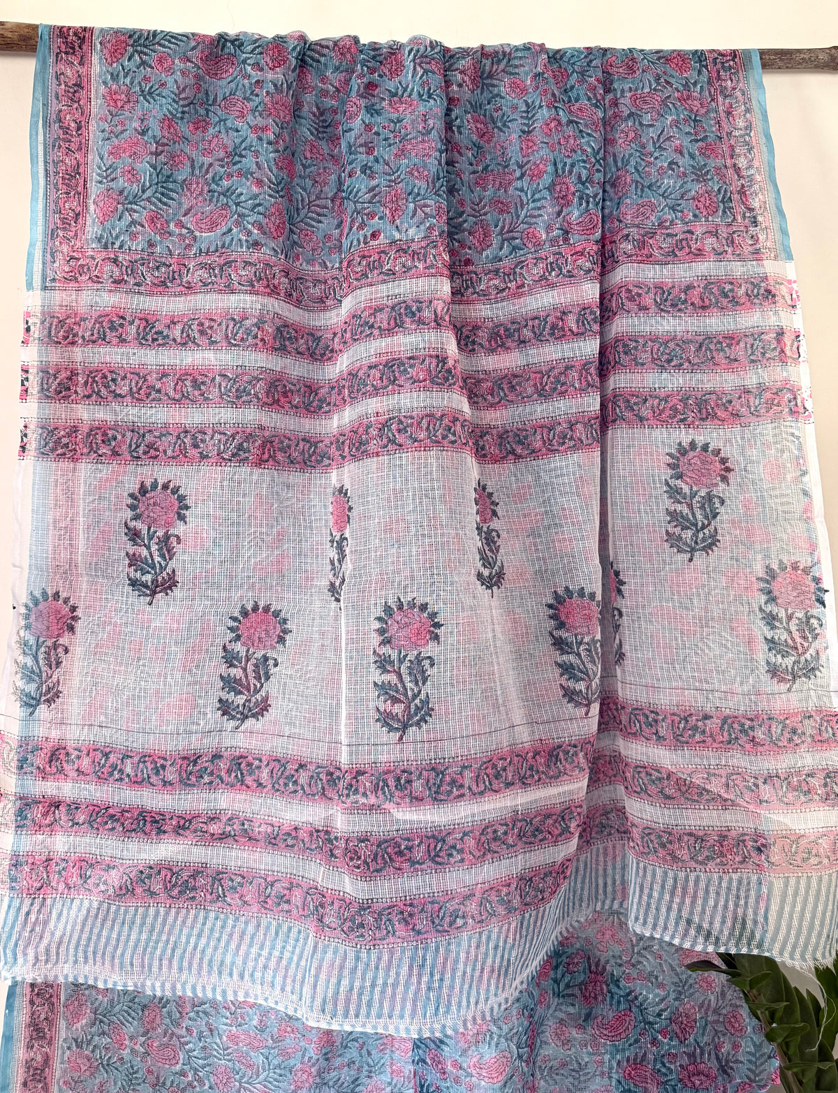 Sky Dahlia Saree