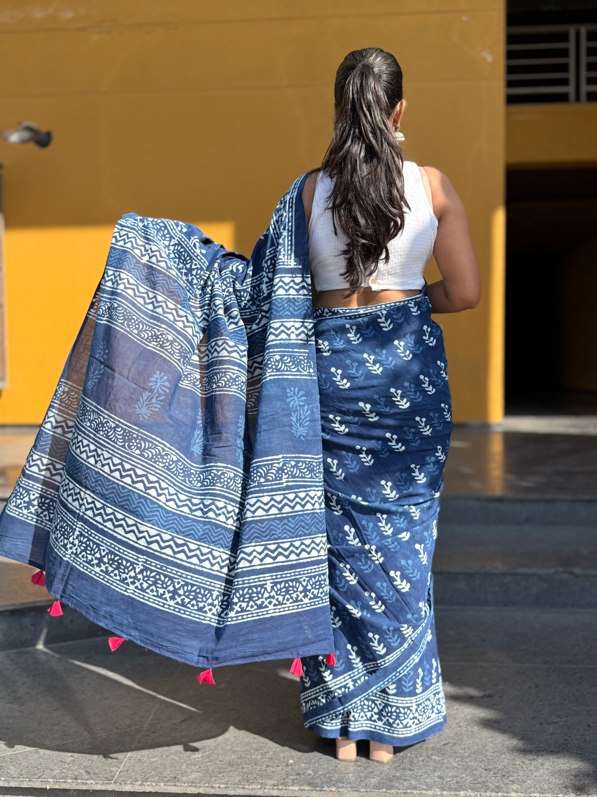 Dual Fern Saree