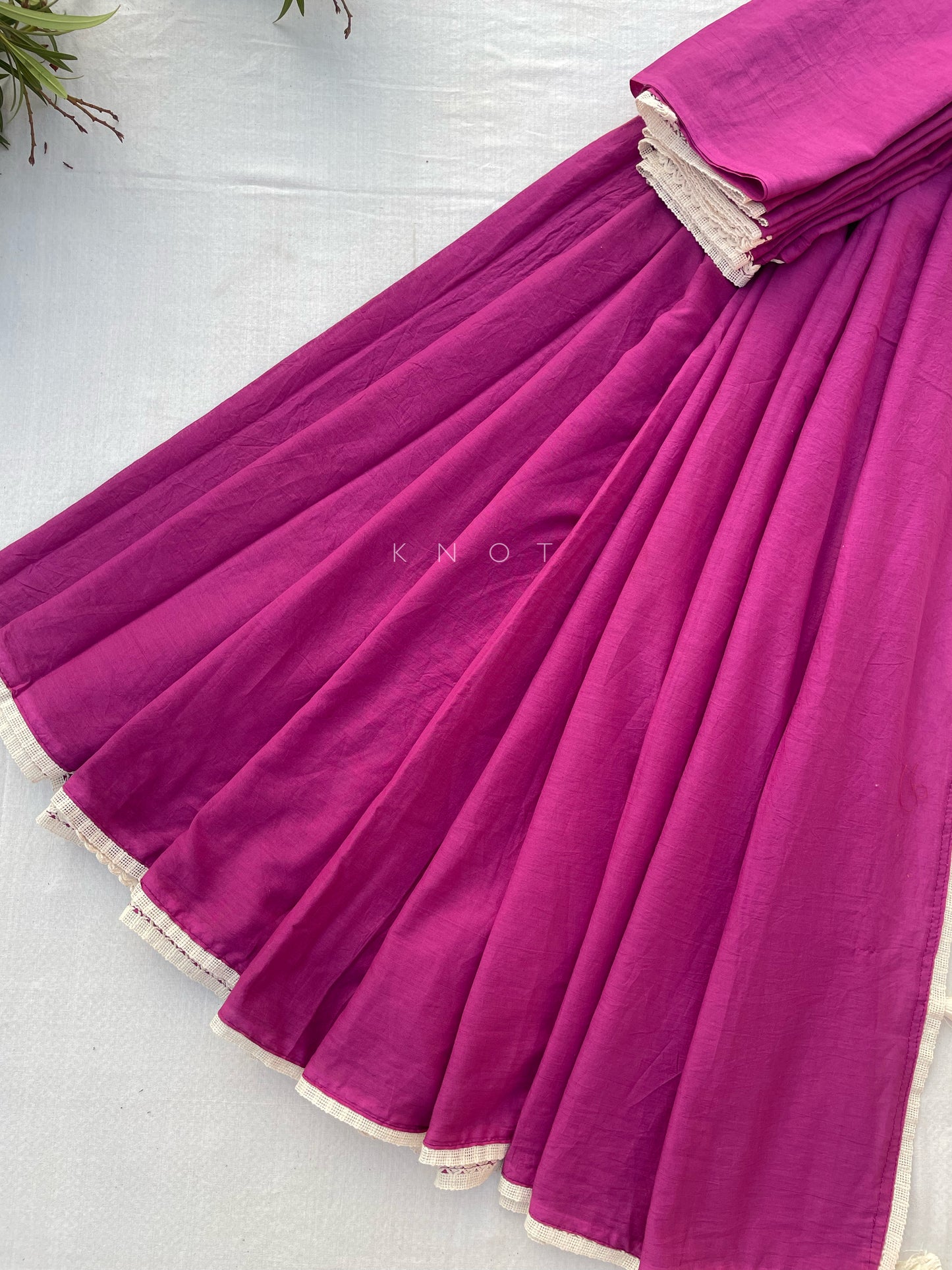 Magenta Saree