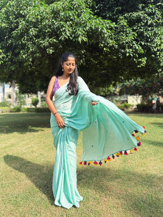Mint Magic Saree