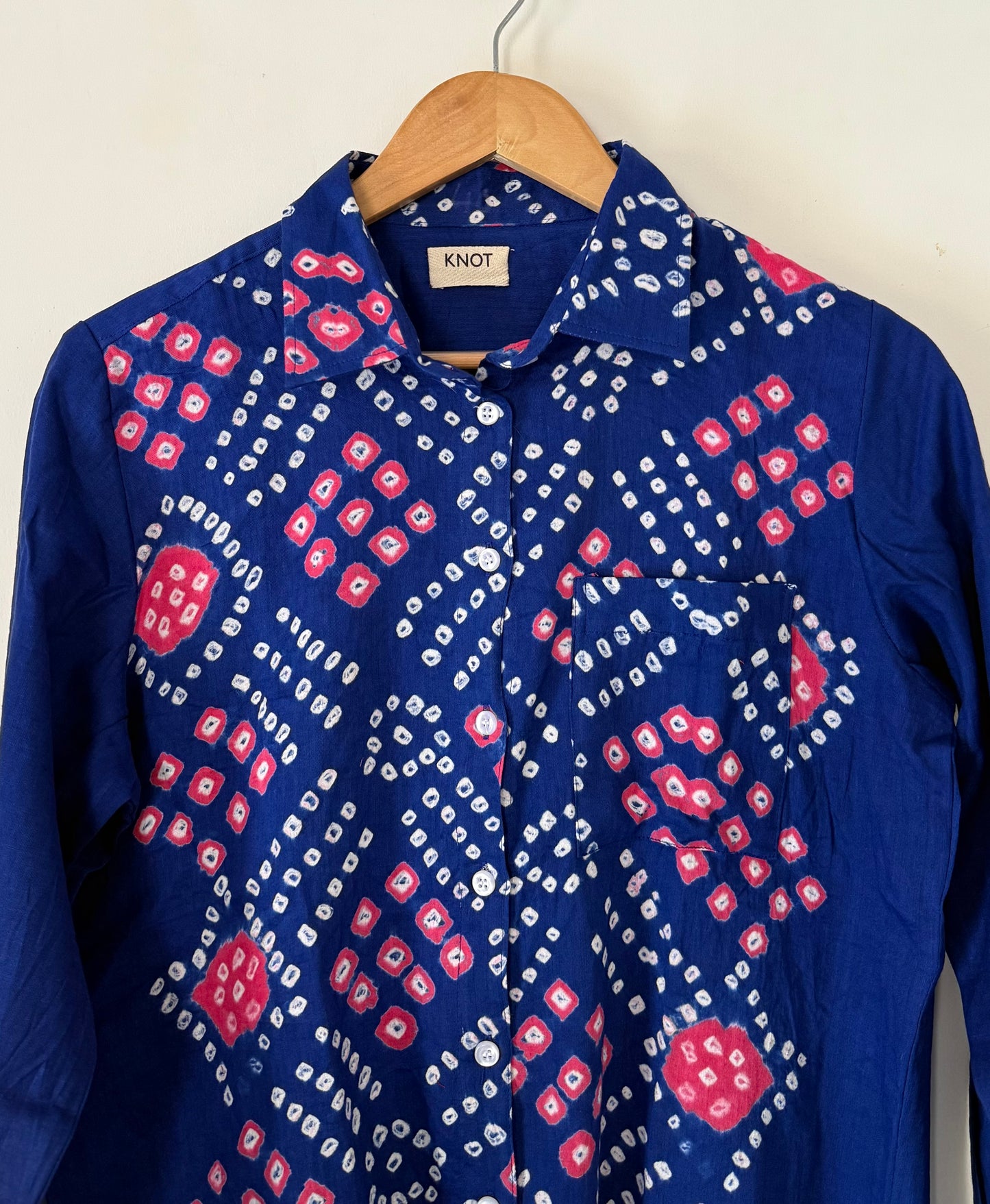 Blue And Pink Shirt