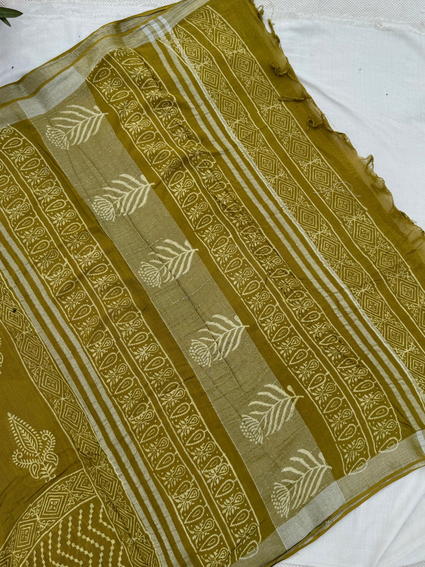 Rustic Gold Saree