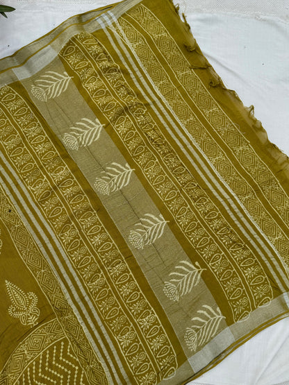 Rustic Gold Saree