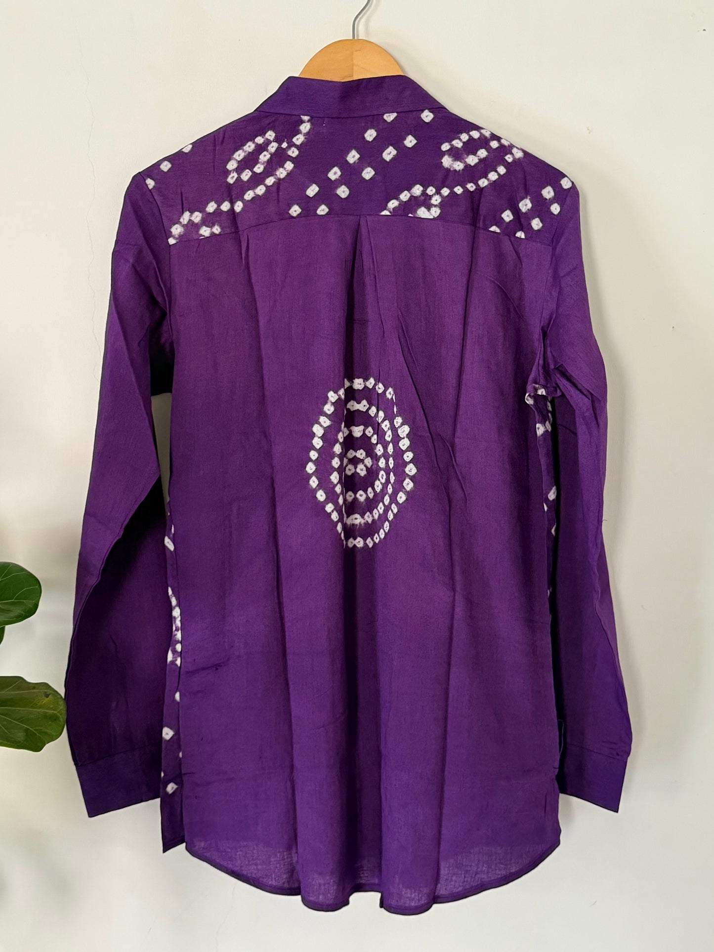 Purple Patterned Shirt