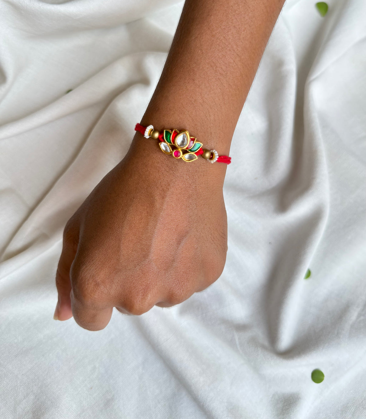 Lotus Bead Rakhi