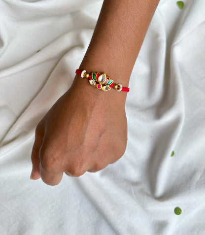 Lotus Bead Rakhi