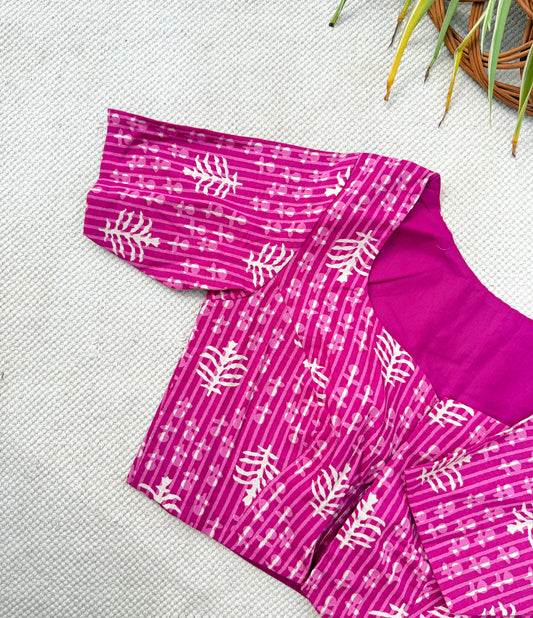 Magenta Fern Blouse