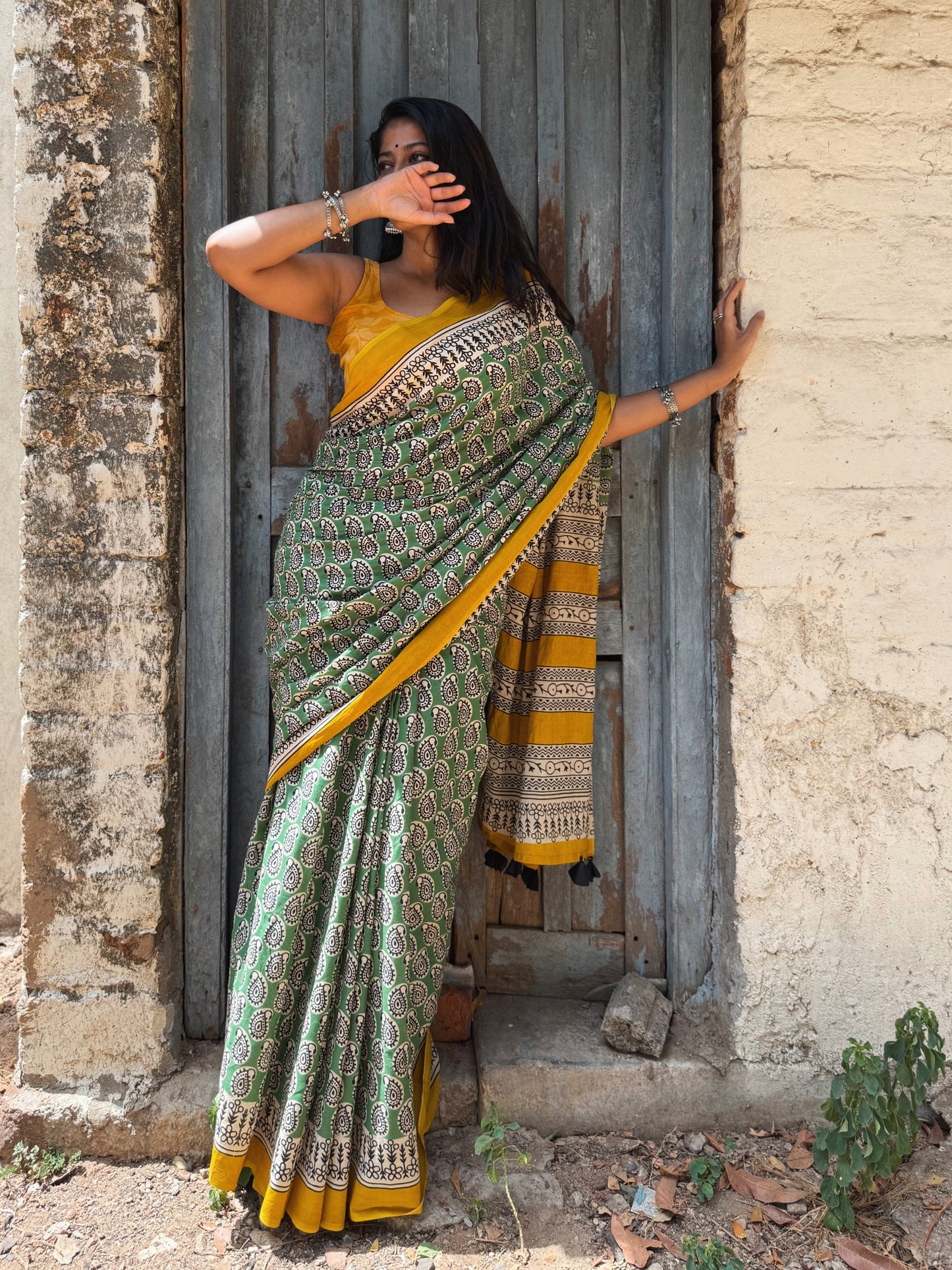 Wild Meadow Saree