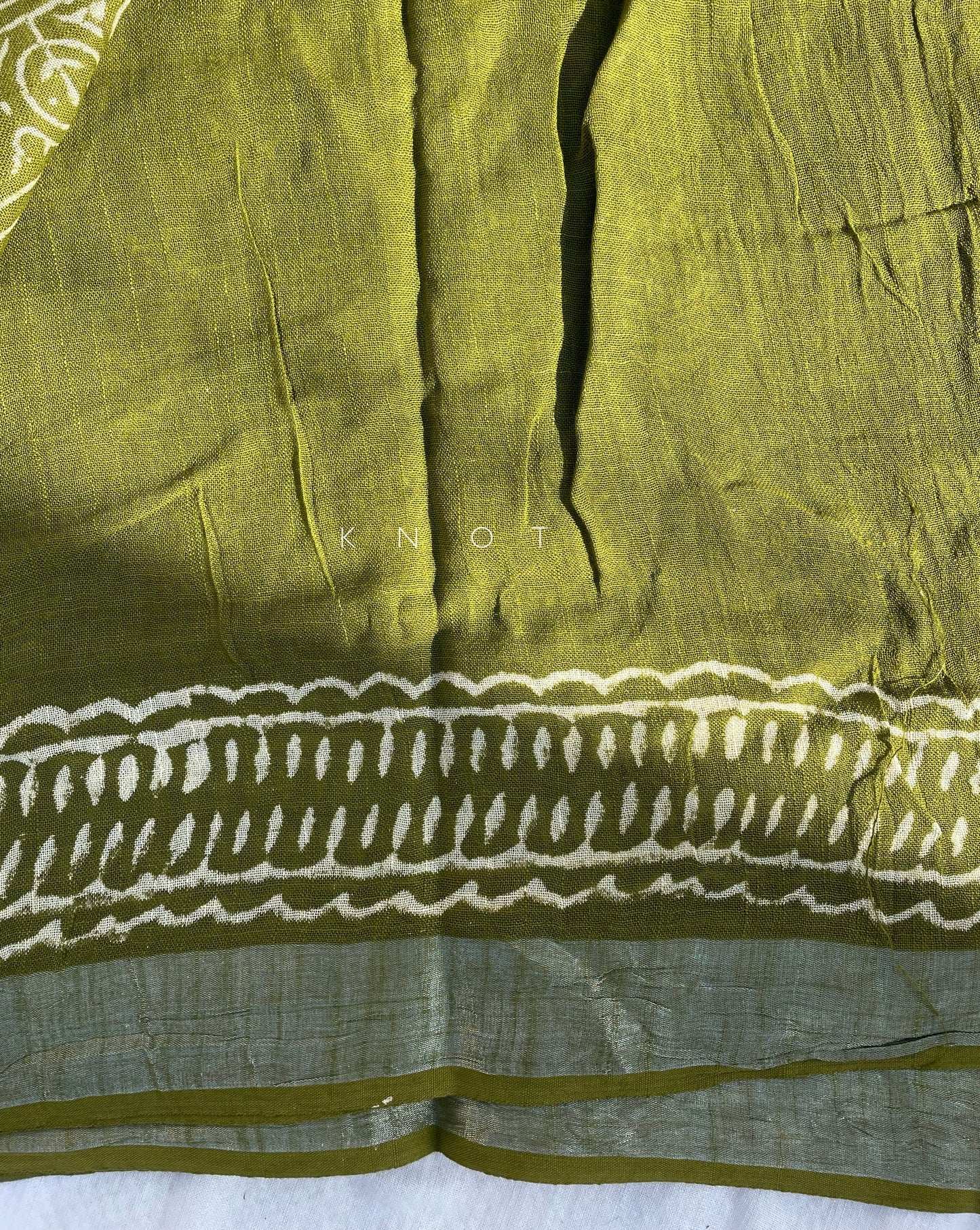 Olive Paisley Saree