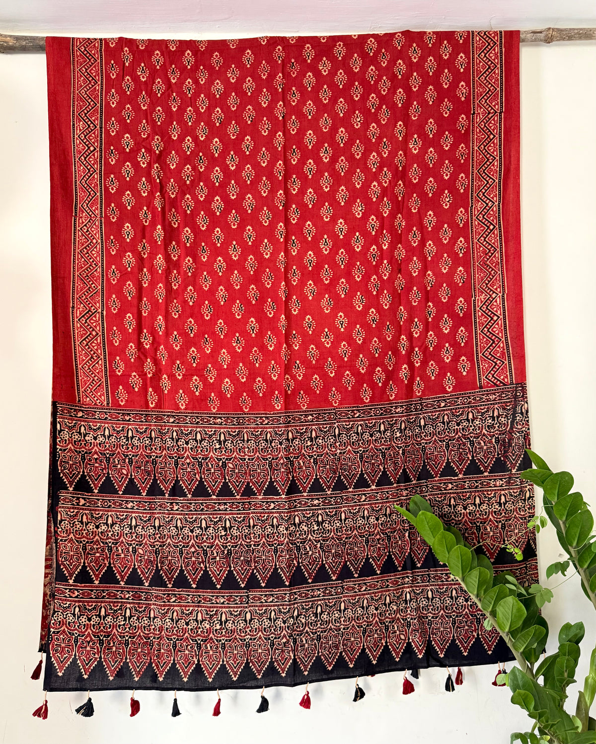 Brick Ajrakh Dupatta