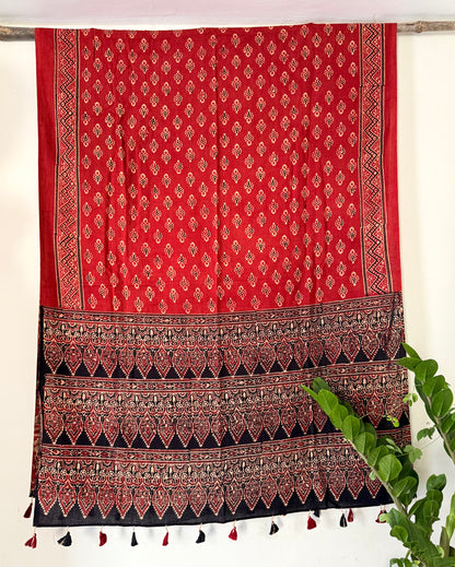 Brick Ajrakh Dupatta