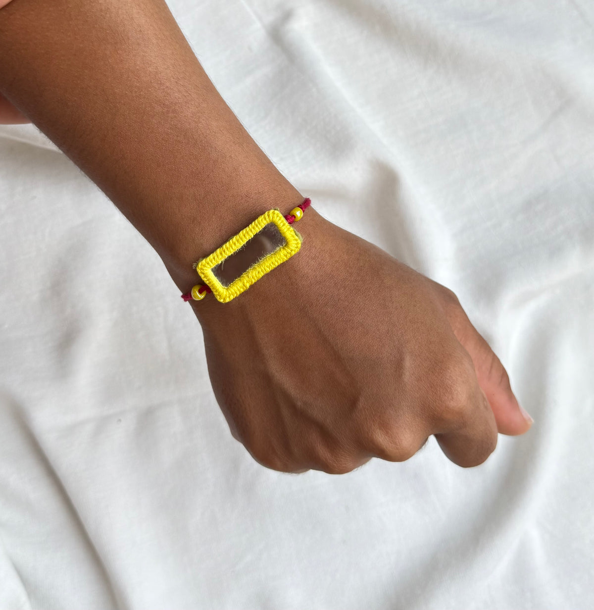 Lime Mirror Rakhi