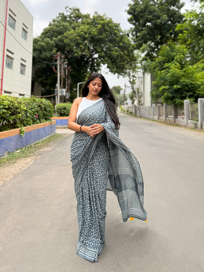 Petal Mosaic Saree