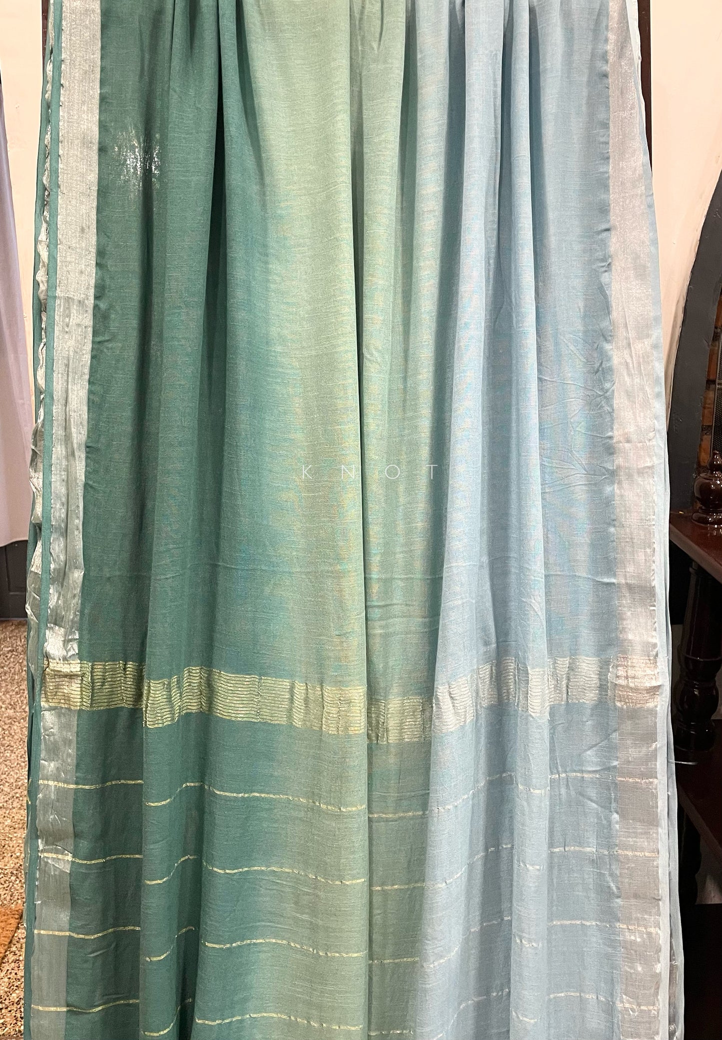 Sparkling Mint Saree