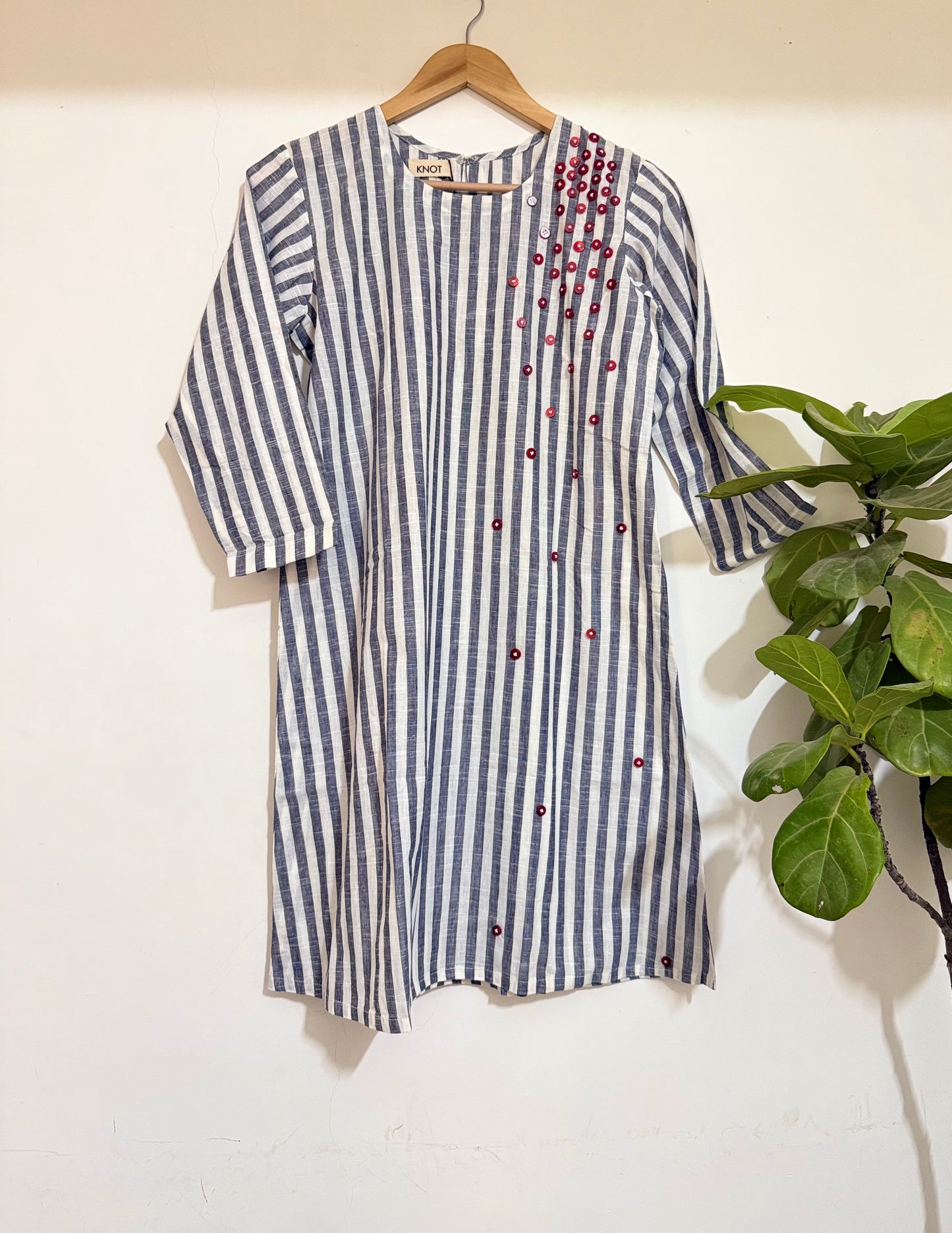 Red Button Kurti
