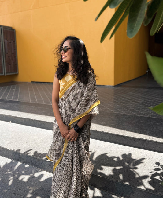 Chevron Beauty Saree