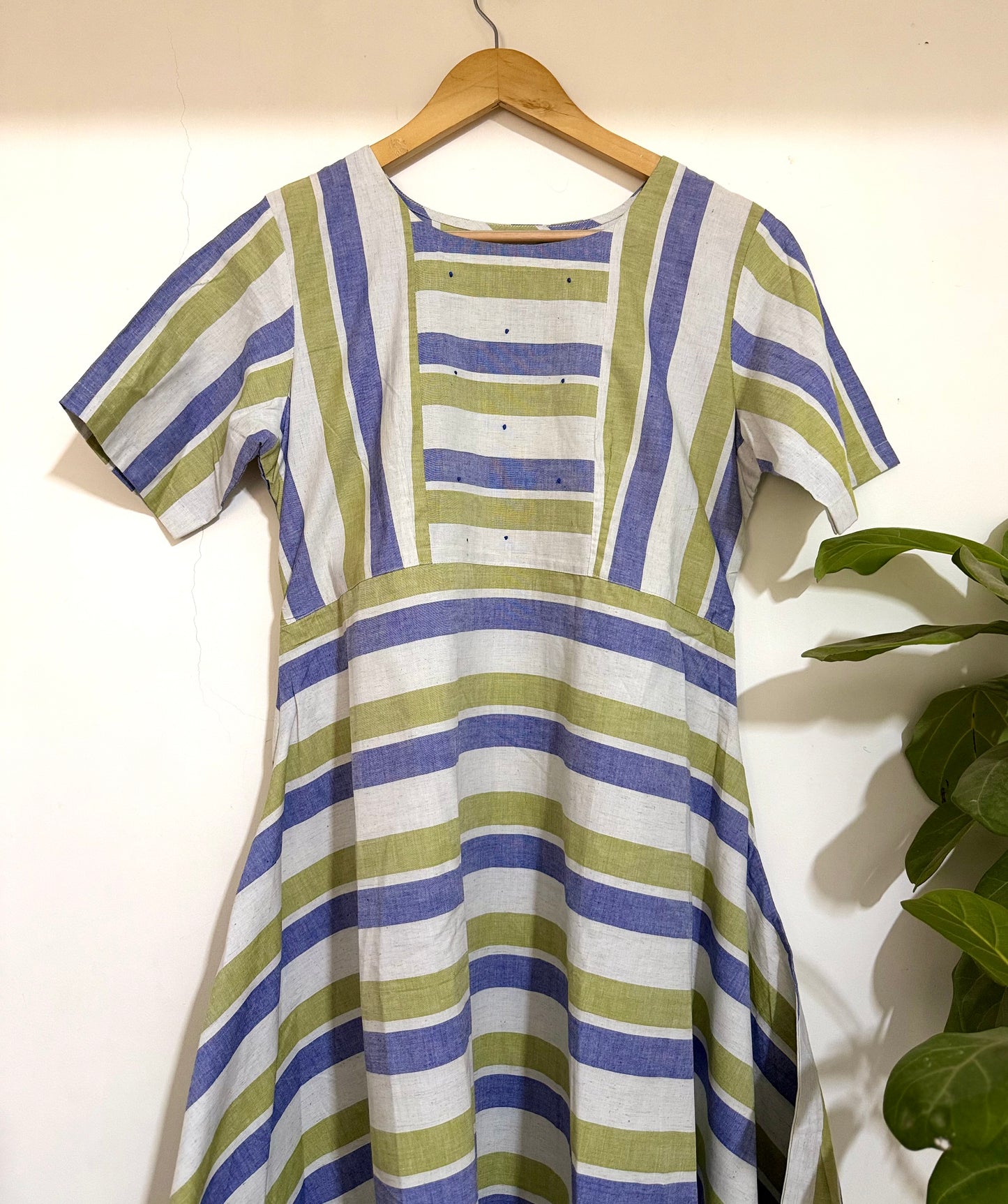 Olive Stripe Dress