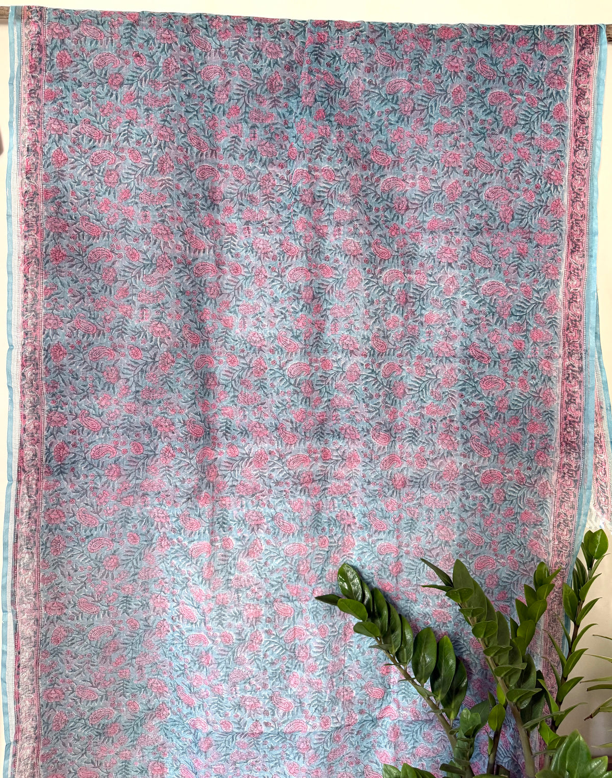 Sky Dahlia Saree