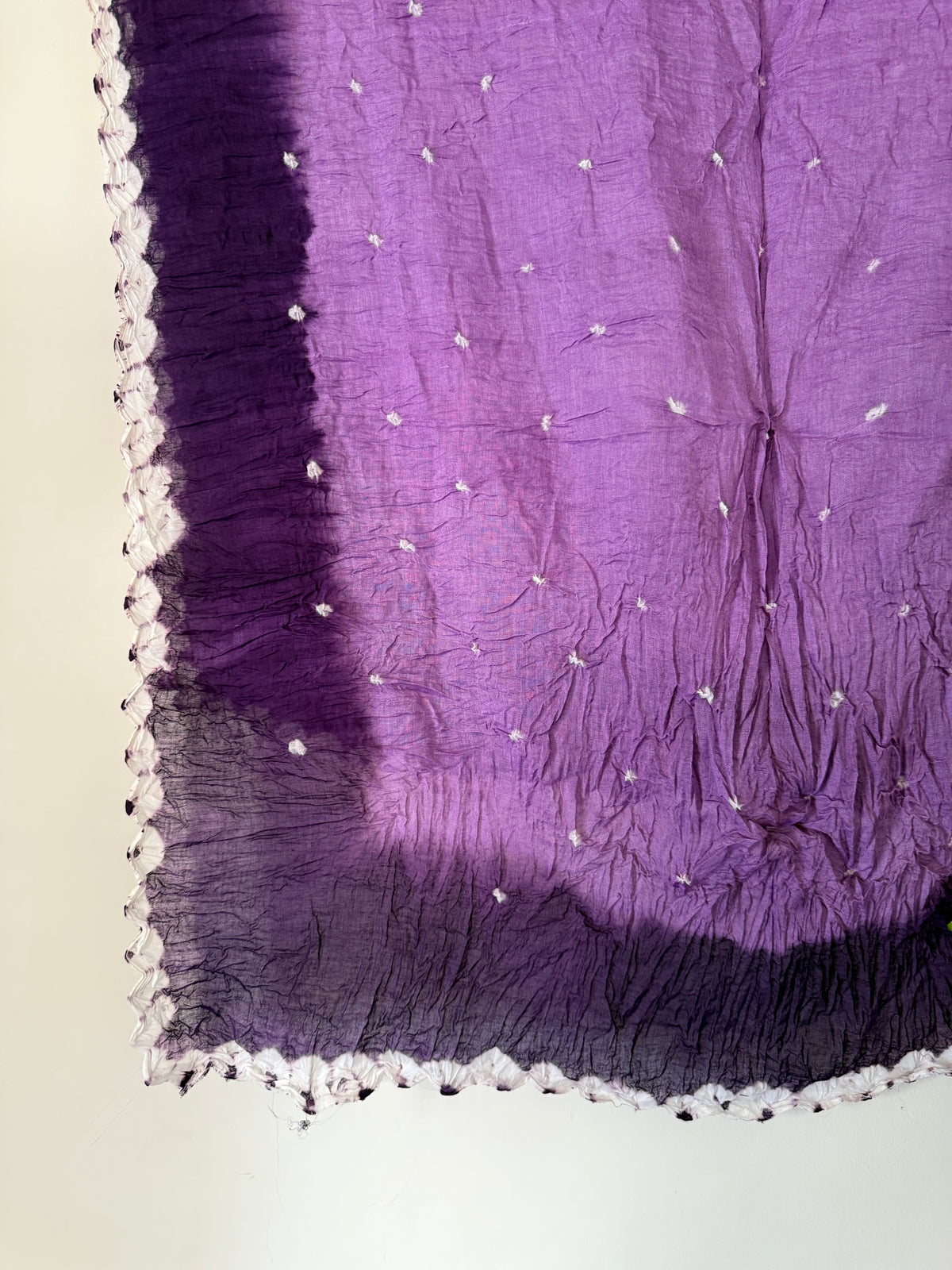 Violet Bandhani Dupatta