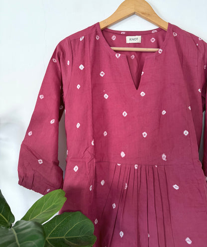 Dusty Bandhani Top