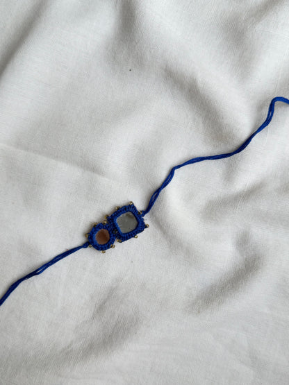 Carbon Mirror Rakhi