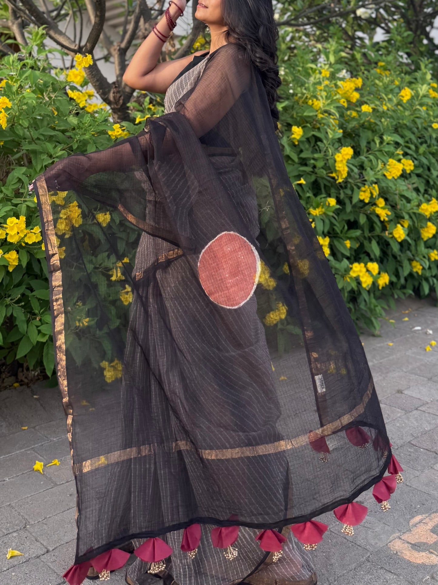 Mystic Stripe  Saree