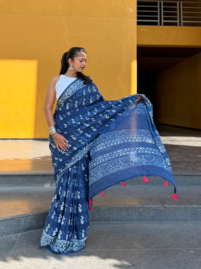 Dual Fern Saree