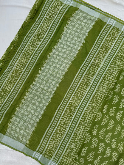 Spring Leaf Saree