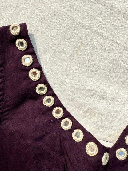 Plum mirror Blouse