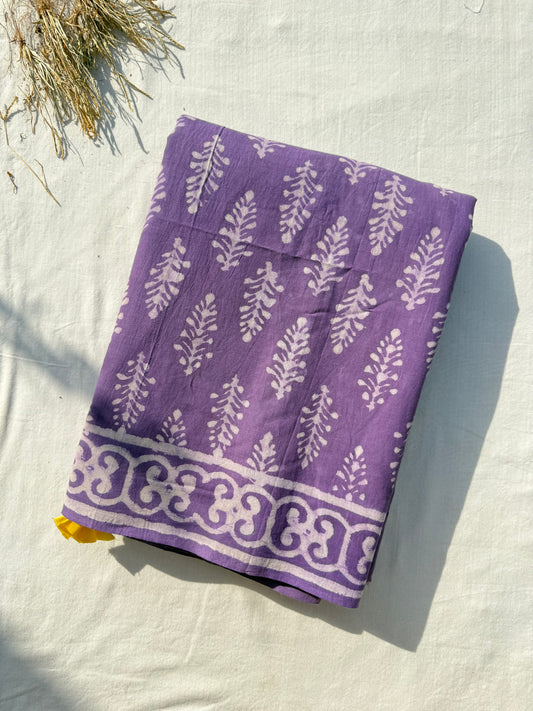 Violet Vines Saree