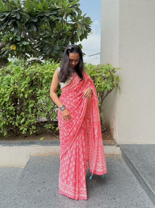 Periwinkle Saree