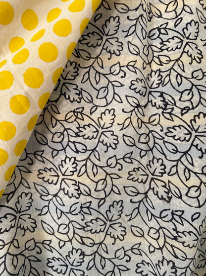Butter Polka Saree