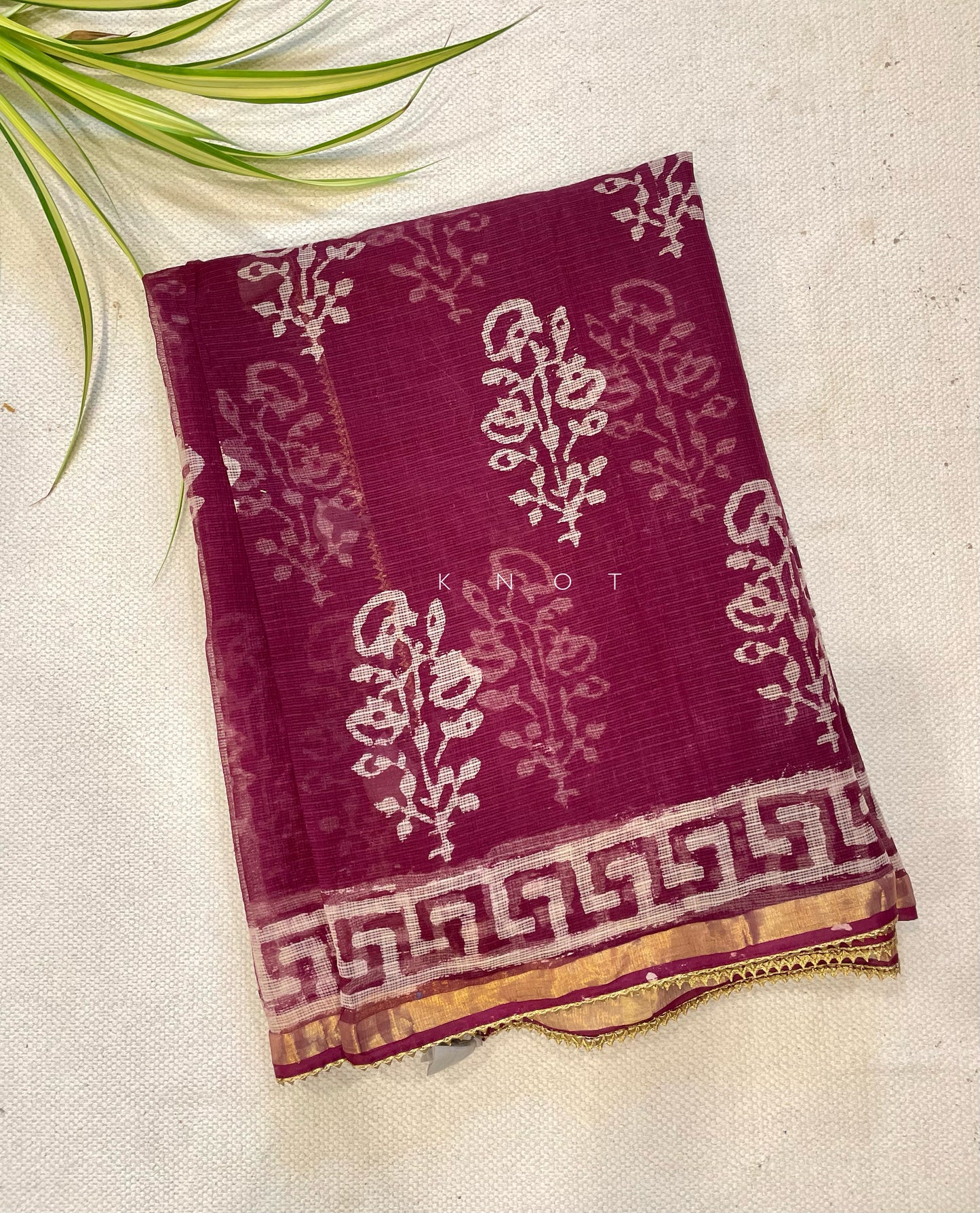 Wine Love Saree