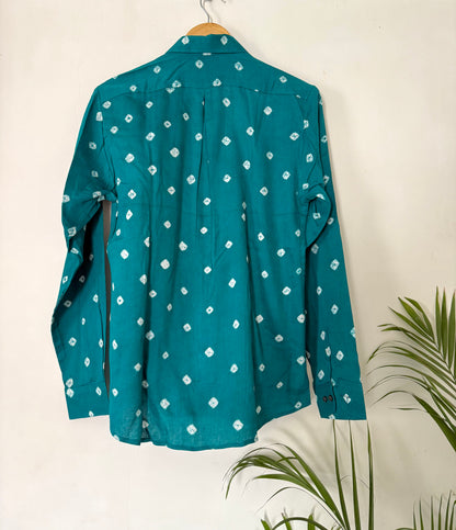 Sea Bandhani Shirt