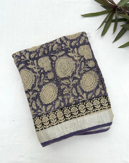 Iris Bloom Saree