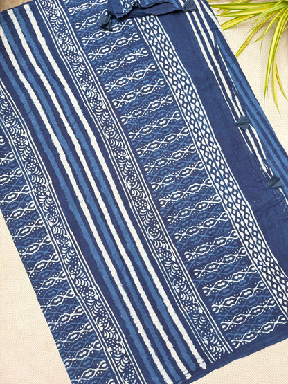 Stripe Indie Saree