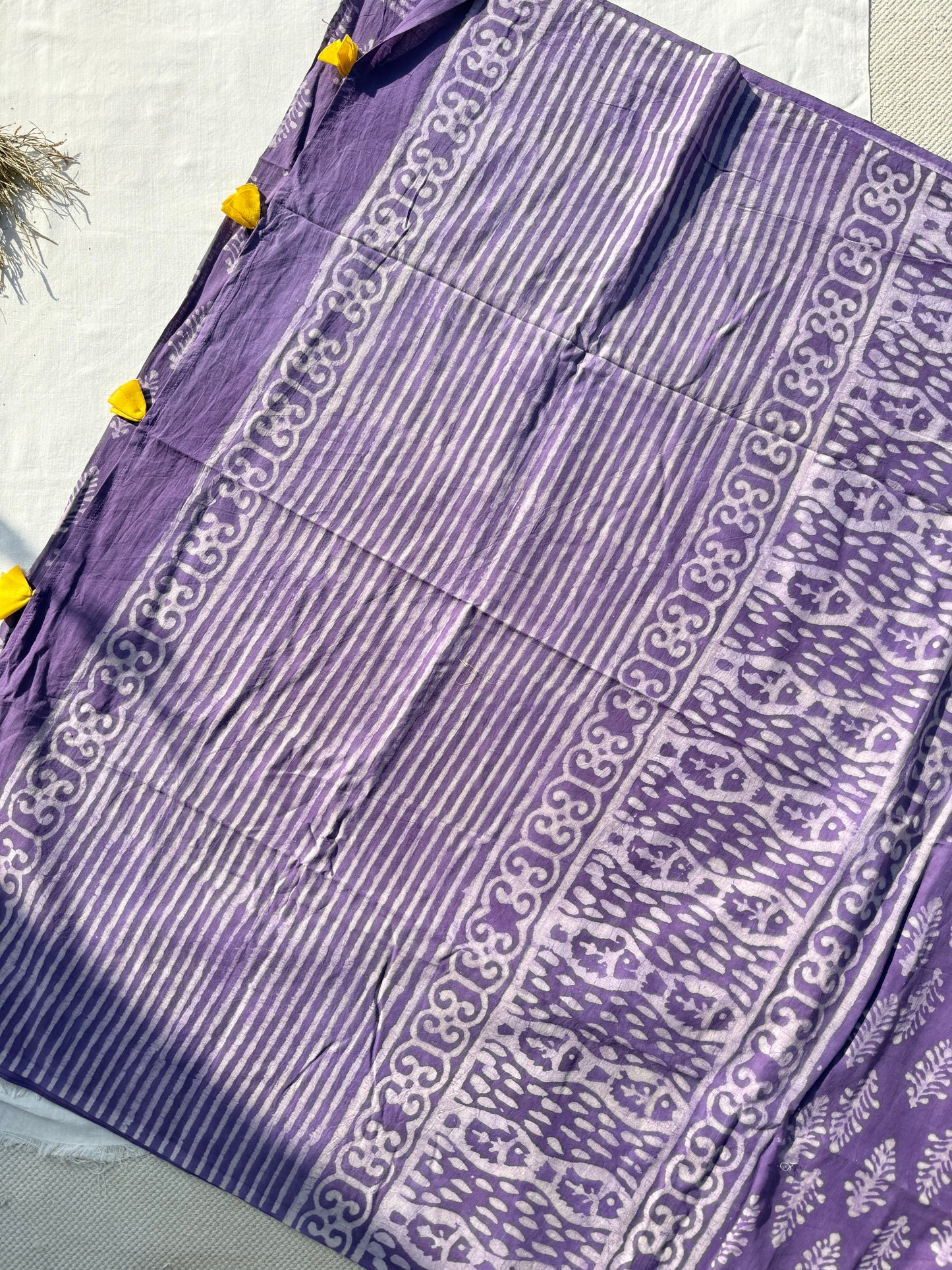Violet Vines Saree