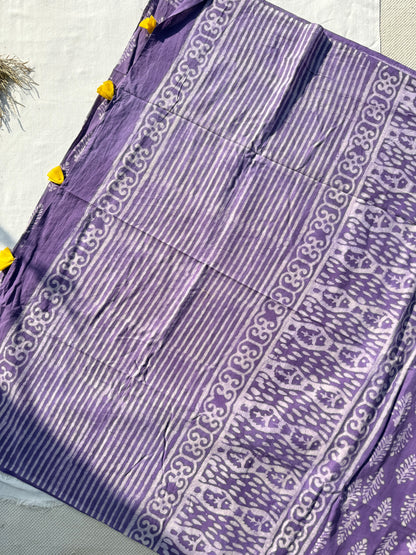 Violet Vines Saree