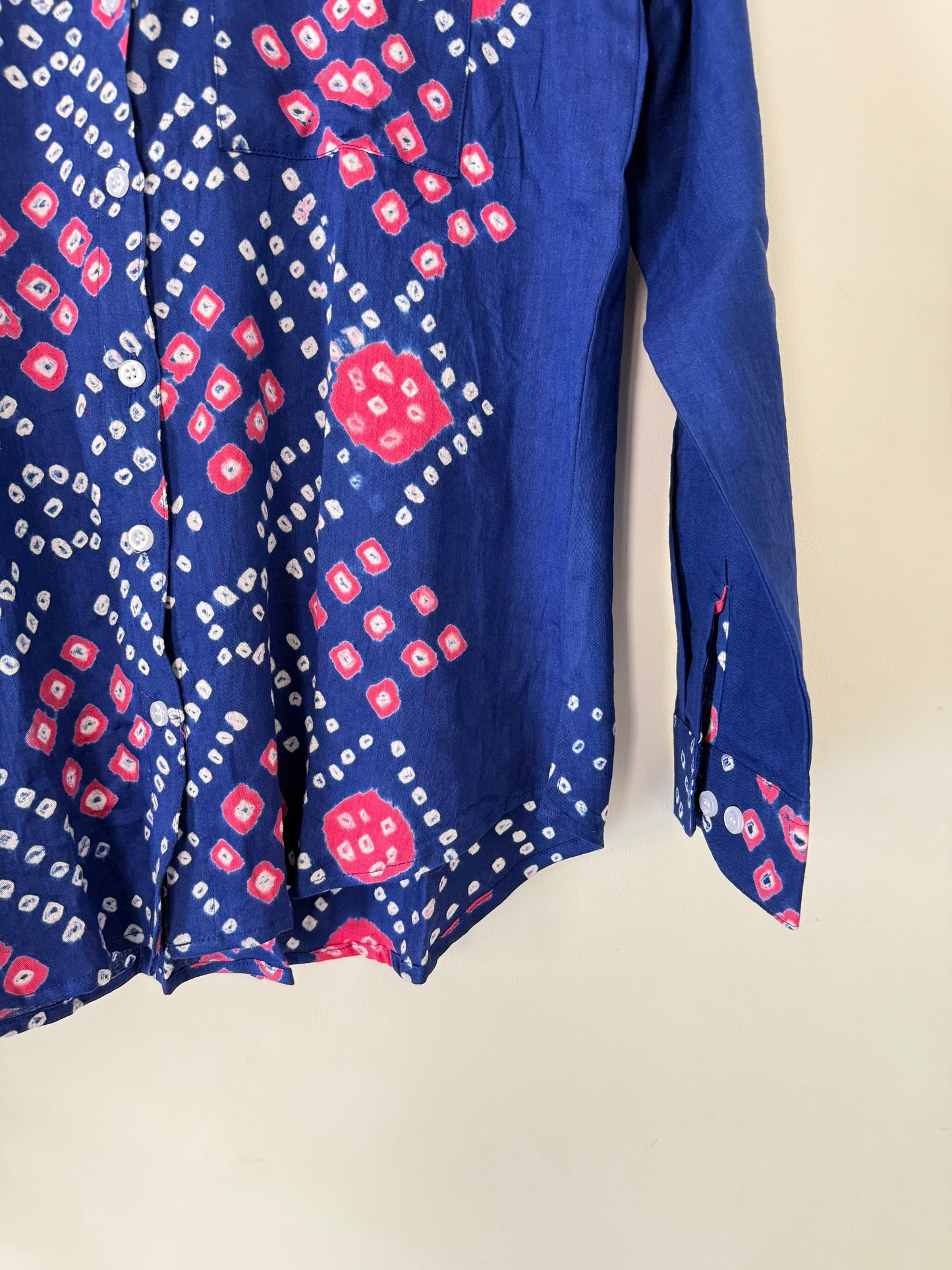 Blue And Pink Shirt